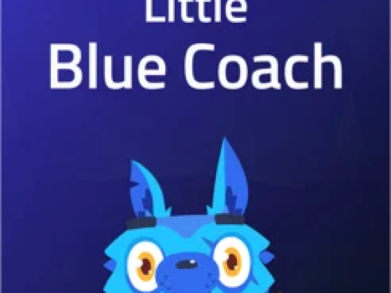 logo for little blue coach app